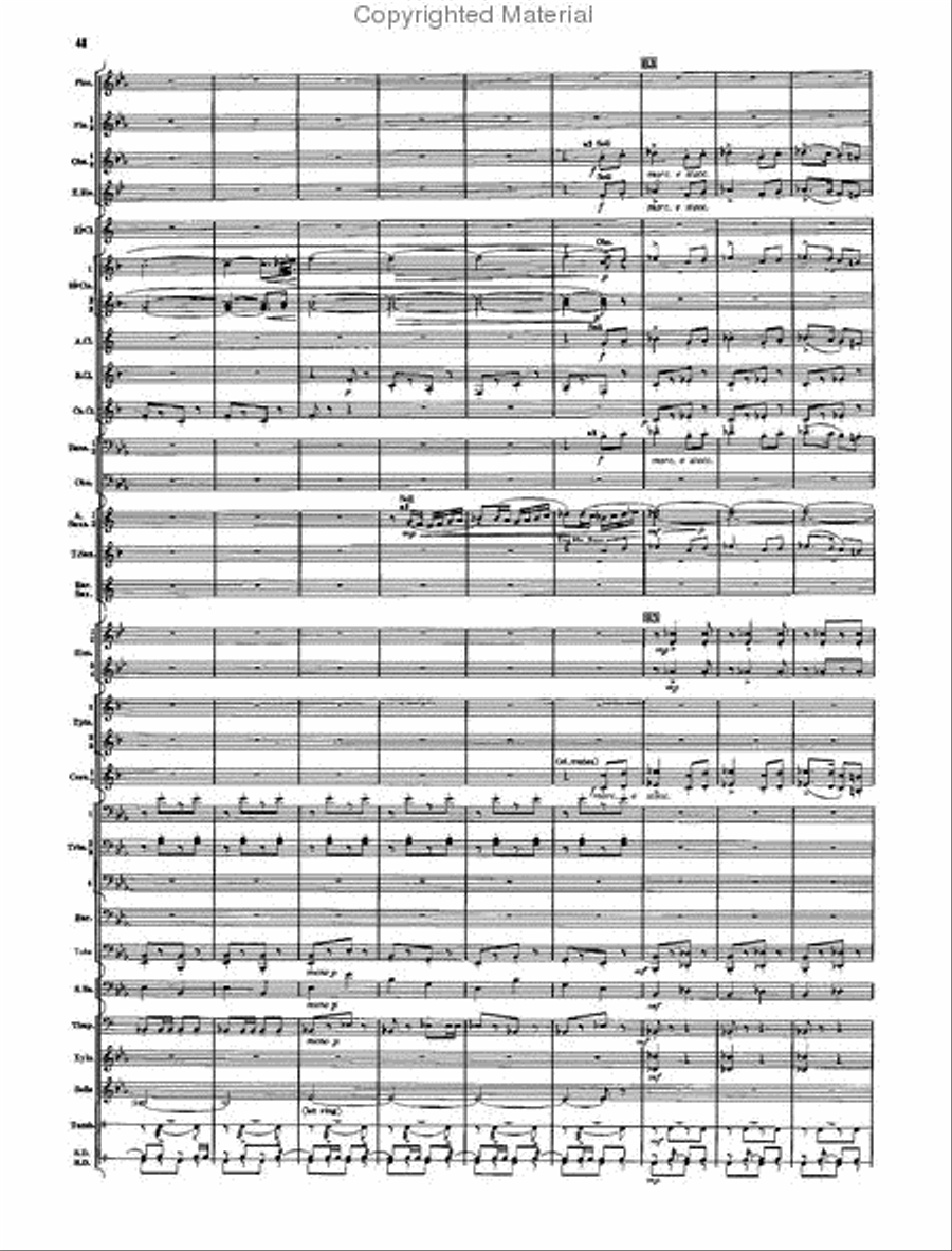 Armenian Dances, Part II Concert Band scores gallery preview page 46