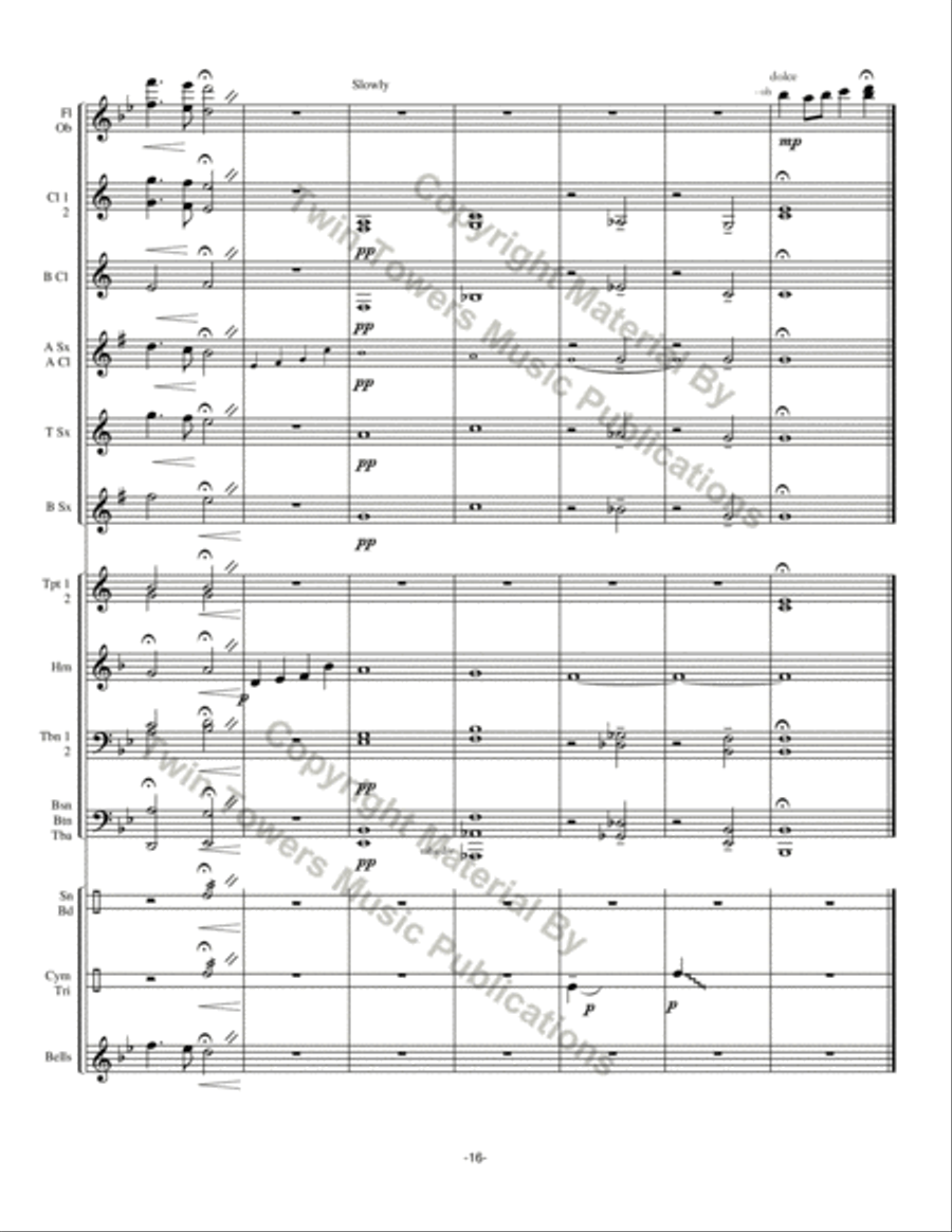 Chorale Prelude: For The Beauty of the Earth Concert Band scores gallery preview page 17
