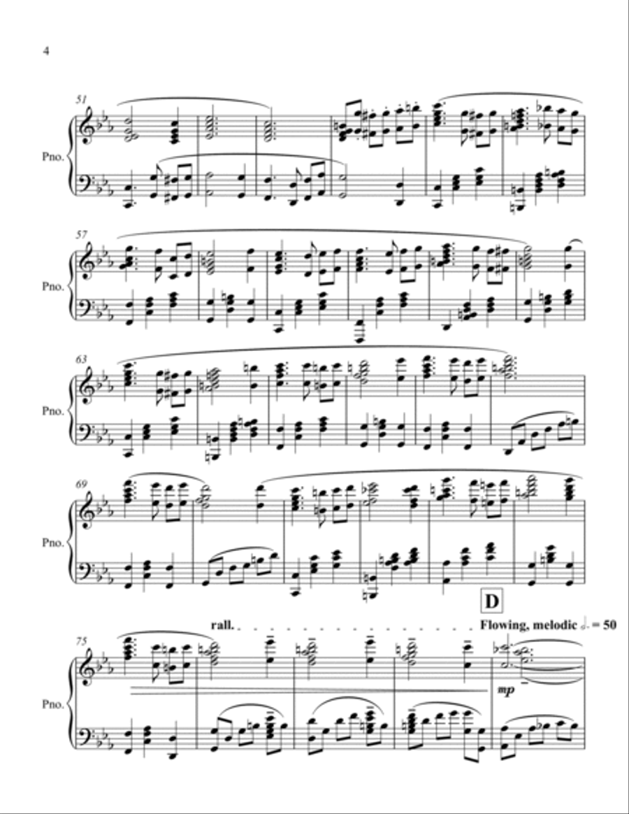 Ballade Piano Solo scores gallery preview page 4