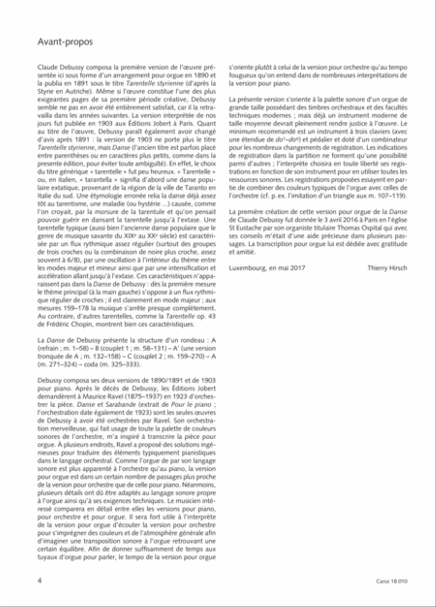 Danse (Tarantelle styrienne) Organ scores gallery preview page 5