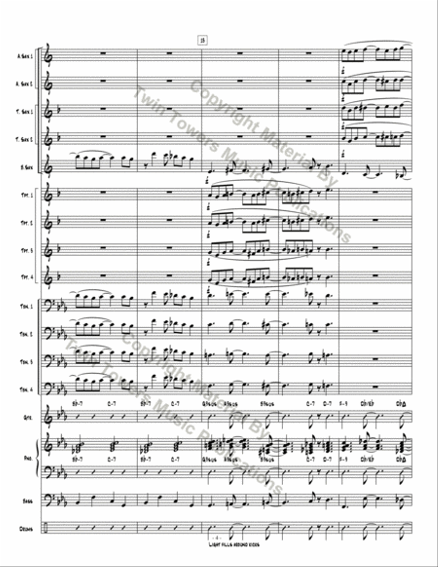 Dakashuffle Jazz Ensemble scores gallery preview page 5