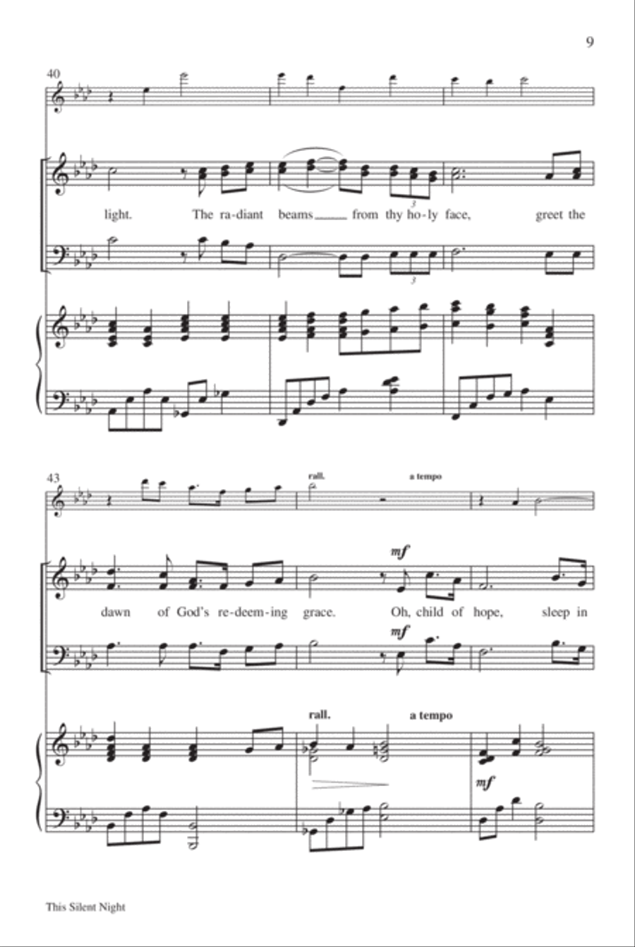 This Silent Night 4-Part scores gallery preview page 10