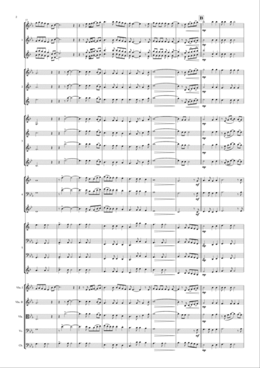 A Winter's Tale Concert Band scores gallery preview page 2