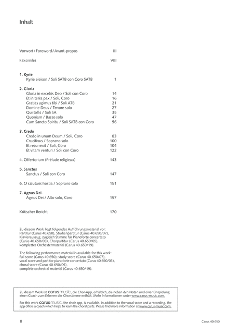 Petite Messe solennelle 4-Part scores gallery preview page 3