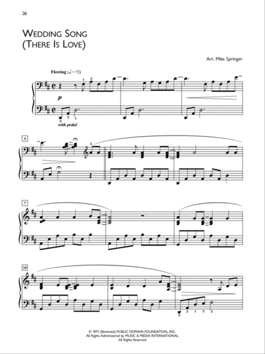 Popular Performer -- 1960s and 1970s Love Songs Piano Solo scores gallery preview page 4