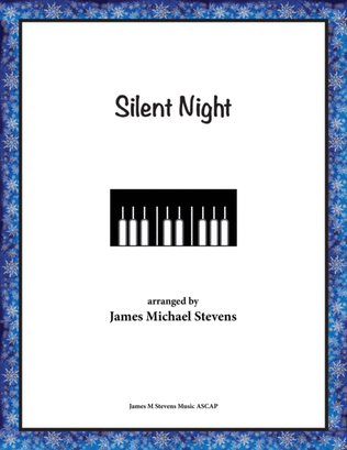 Book cover for Silent Night - Quiet Christmas Piano