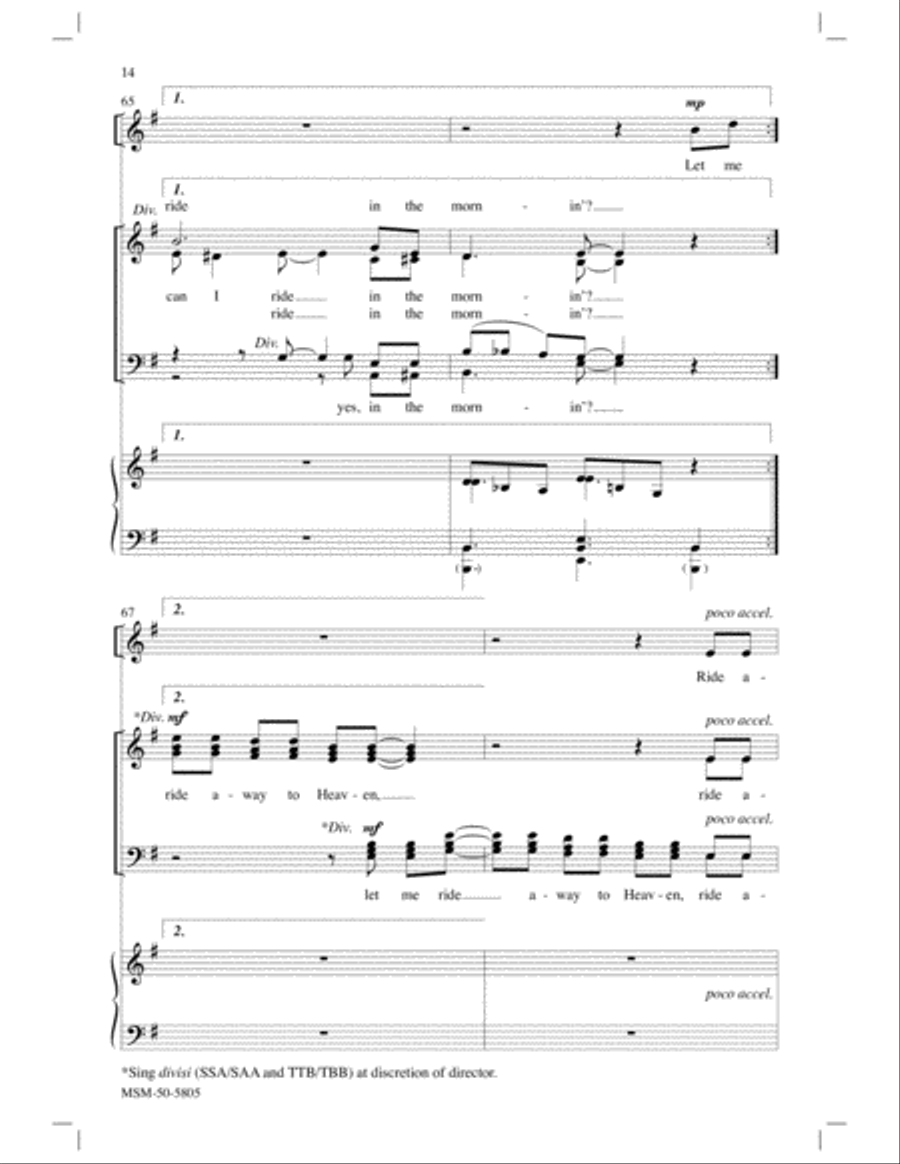 If I Got My Ticket If I Got My Ticket 4-Part scores gallery preview page 7