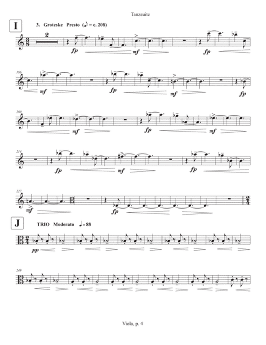 Tanzsuite für E.W.K (2023) viola part
