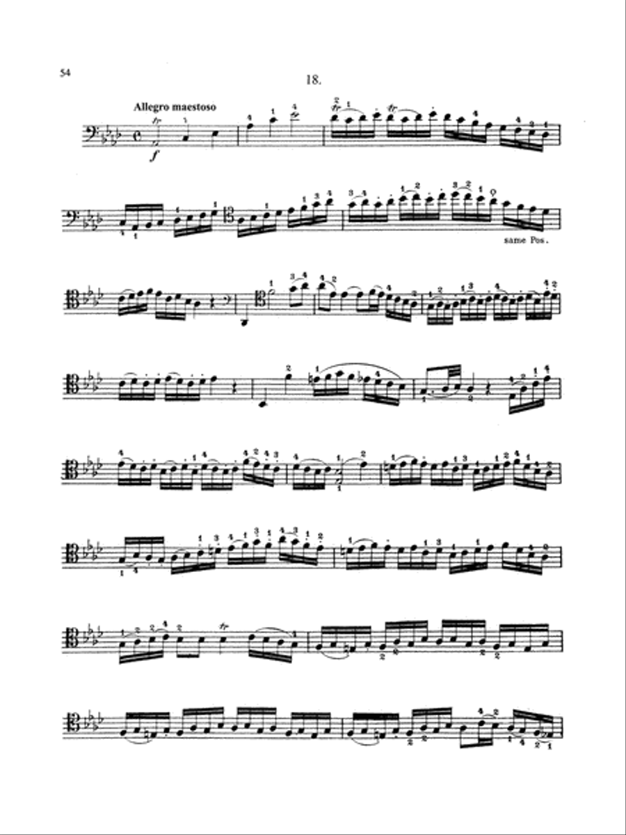 Duport: Twenty-one Etudes Part scores gallery preview page 1