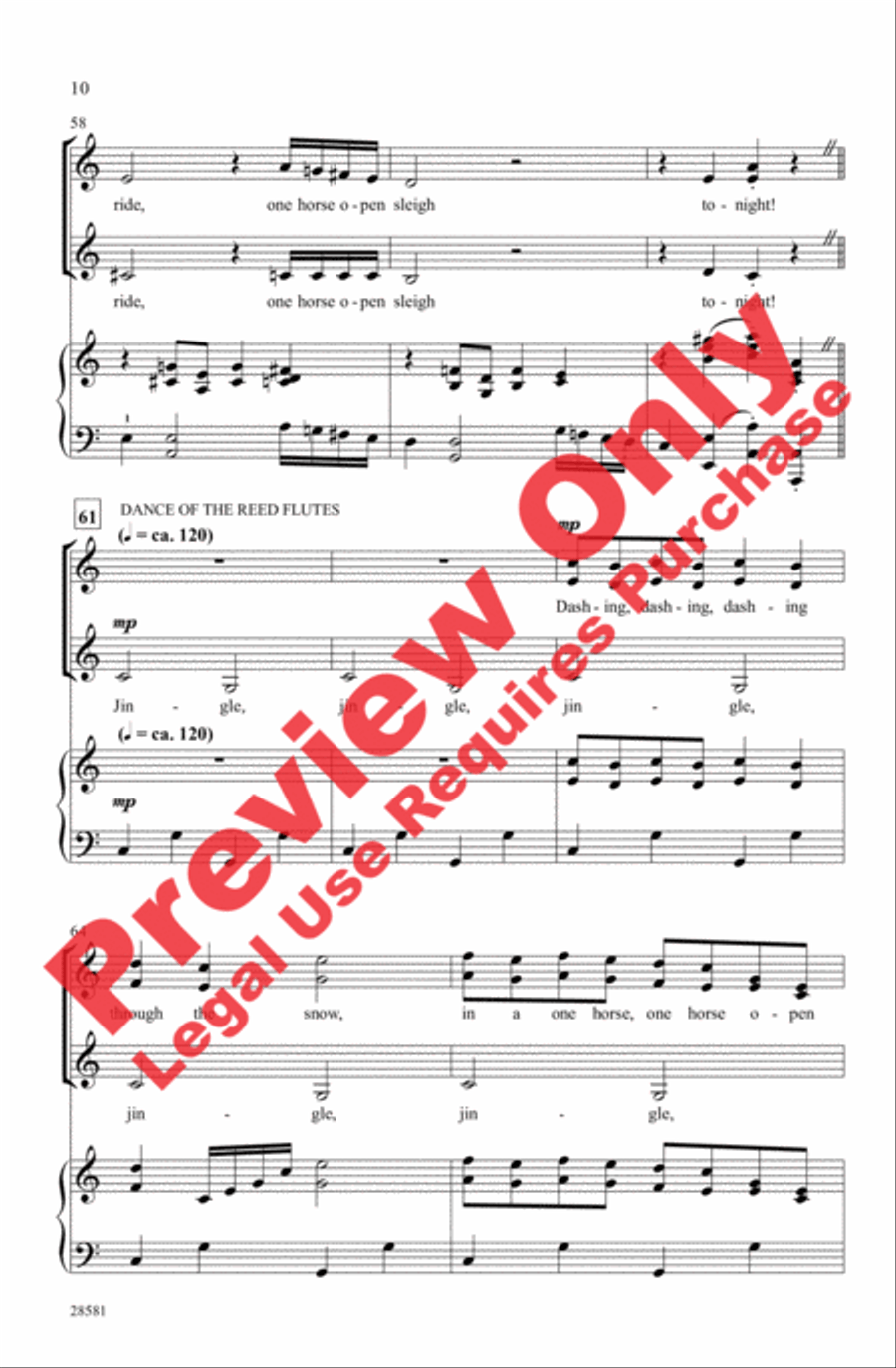 Nutcracker Jingles Women's Choir scores gallery preview page 9