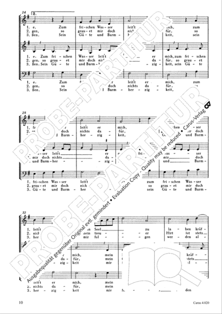 Calvisius: Tricinia. Psalmen und Motetten zu drei Stimmen Choir scores gallery preview page 11