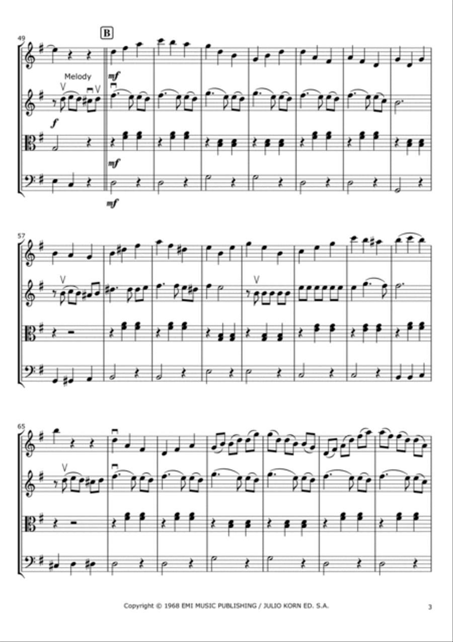 La Foule String Quartet scores gallery preview page 3