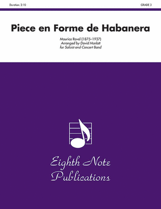 Book cover for Piece en Forme de Habanera