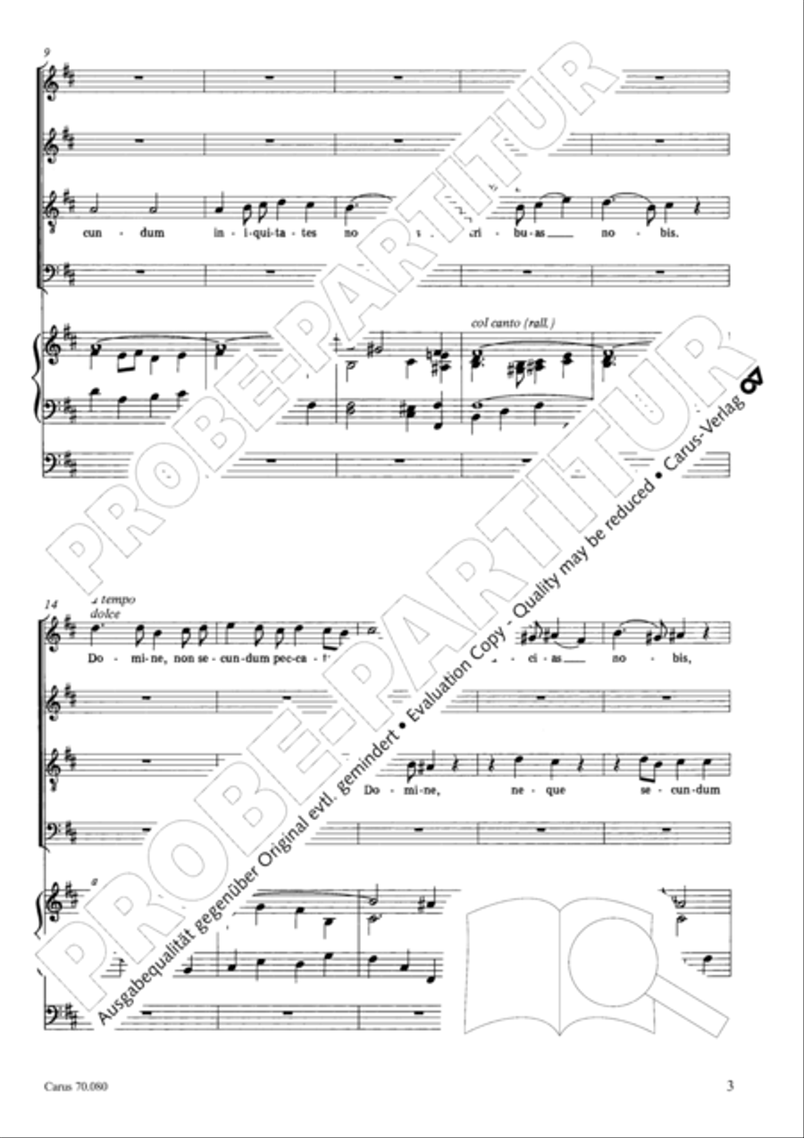 Five Short Sacred Compositions (Funf kleinere Kirchenwerke) Score scores gallery preview page 17