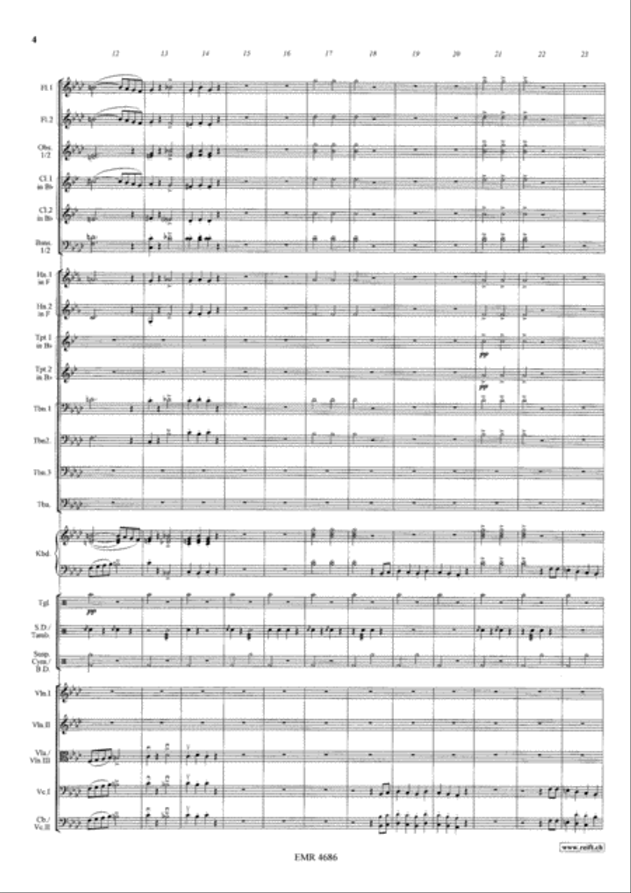 Egyptian March Orchestra scores gallery preview page 5