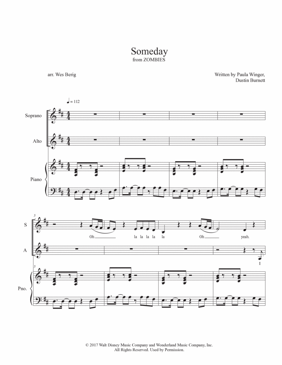 Someday 2-Part scores gallery preview page 1