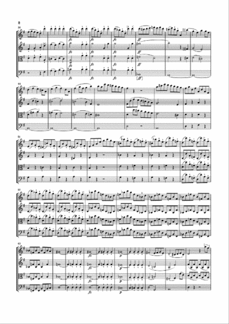 String Quartets – Volume X Op. 76 String Quartet scores gallery preview page 4