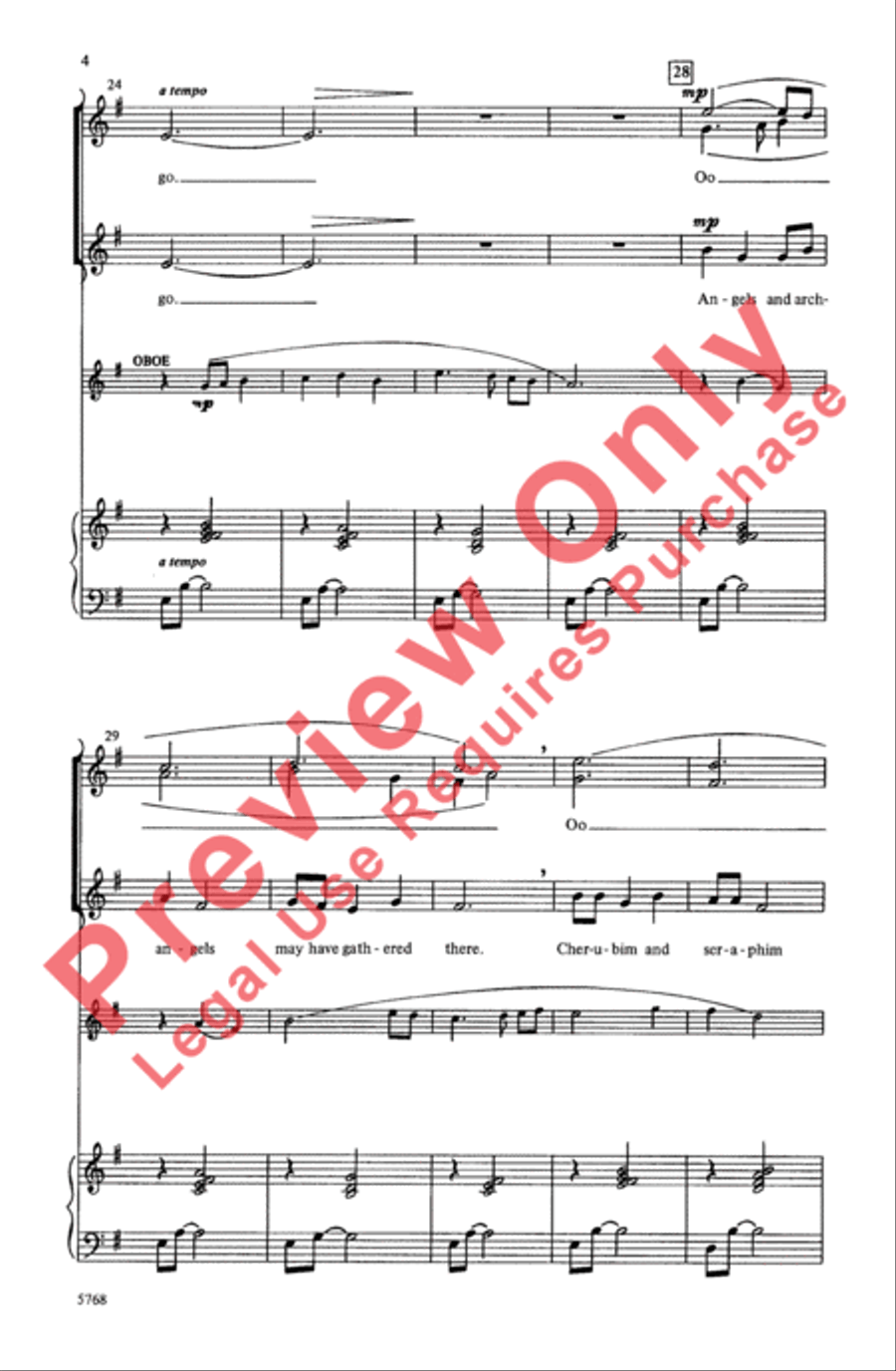 Winter Carol Women's Choir scores gallery preview page 4