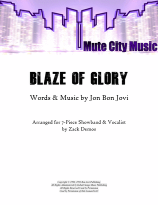 Book cover for Blaze Of Glory featured in the film YOUNG GUNS II