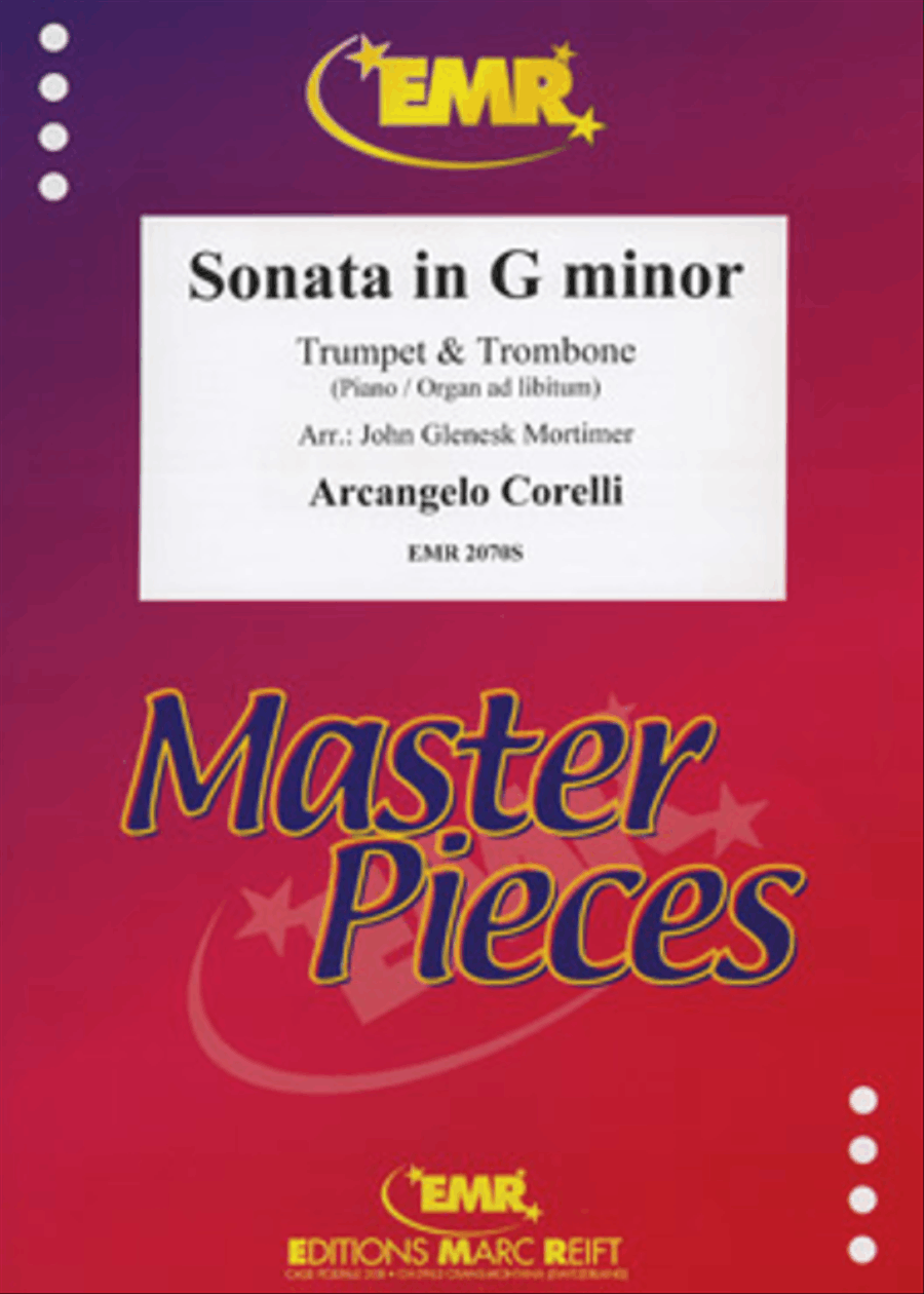 Sonata in G Minor Brass Ensemble scores gallery preview page 1
