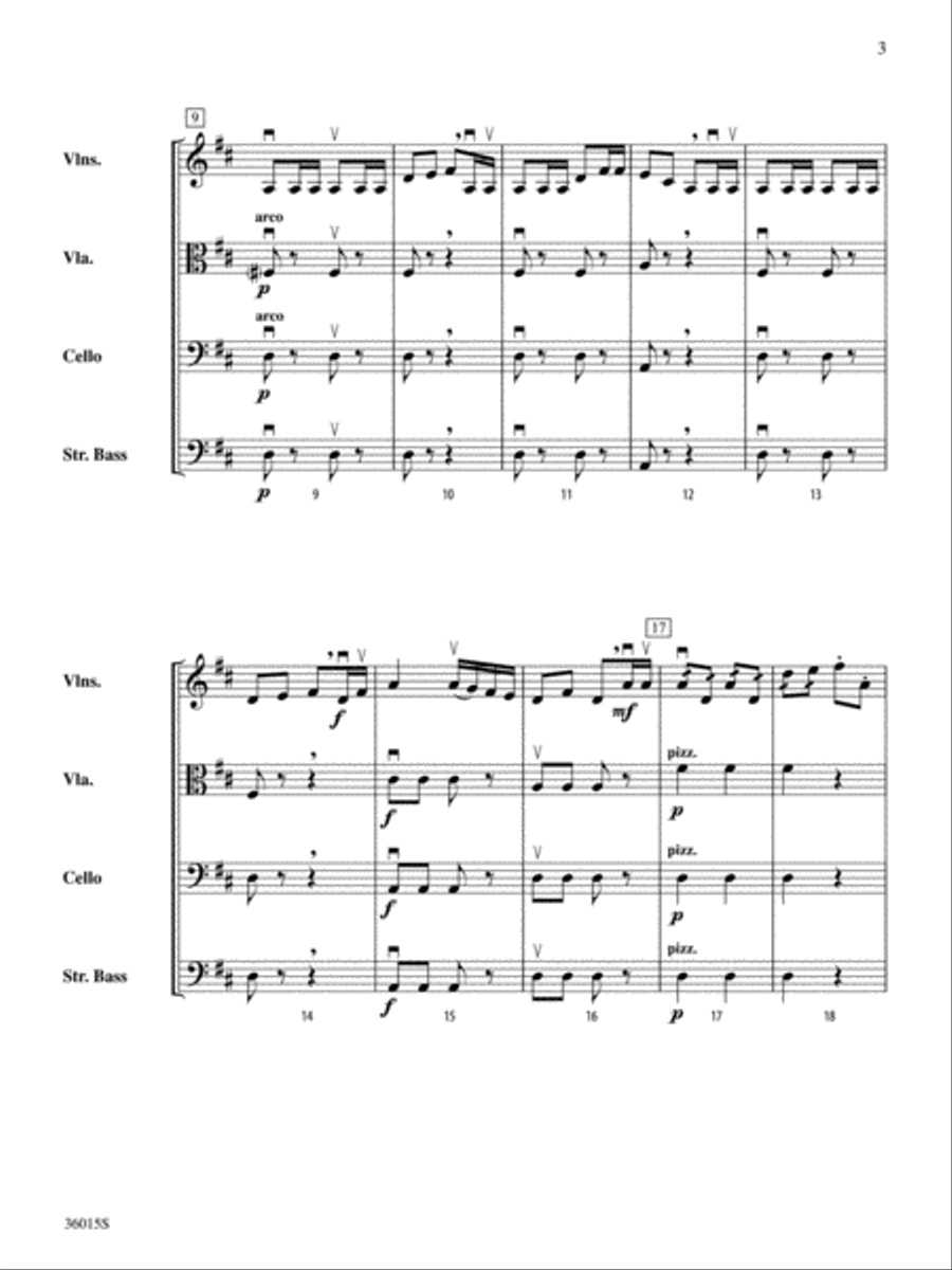 The Billy Tell Overture The Billy Tell Overture String Orchestra scores gallery preview page 3