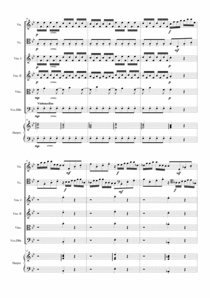 Vivaldi - Concerto in B flat RV 547 for Violin, Cello, Strings and Harpsichord image number null