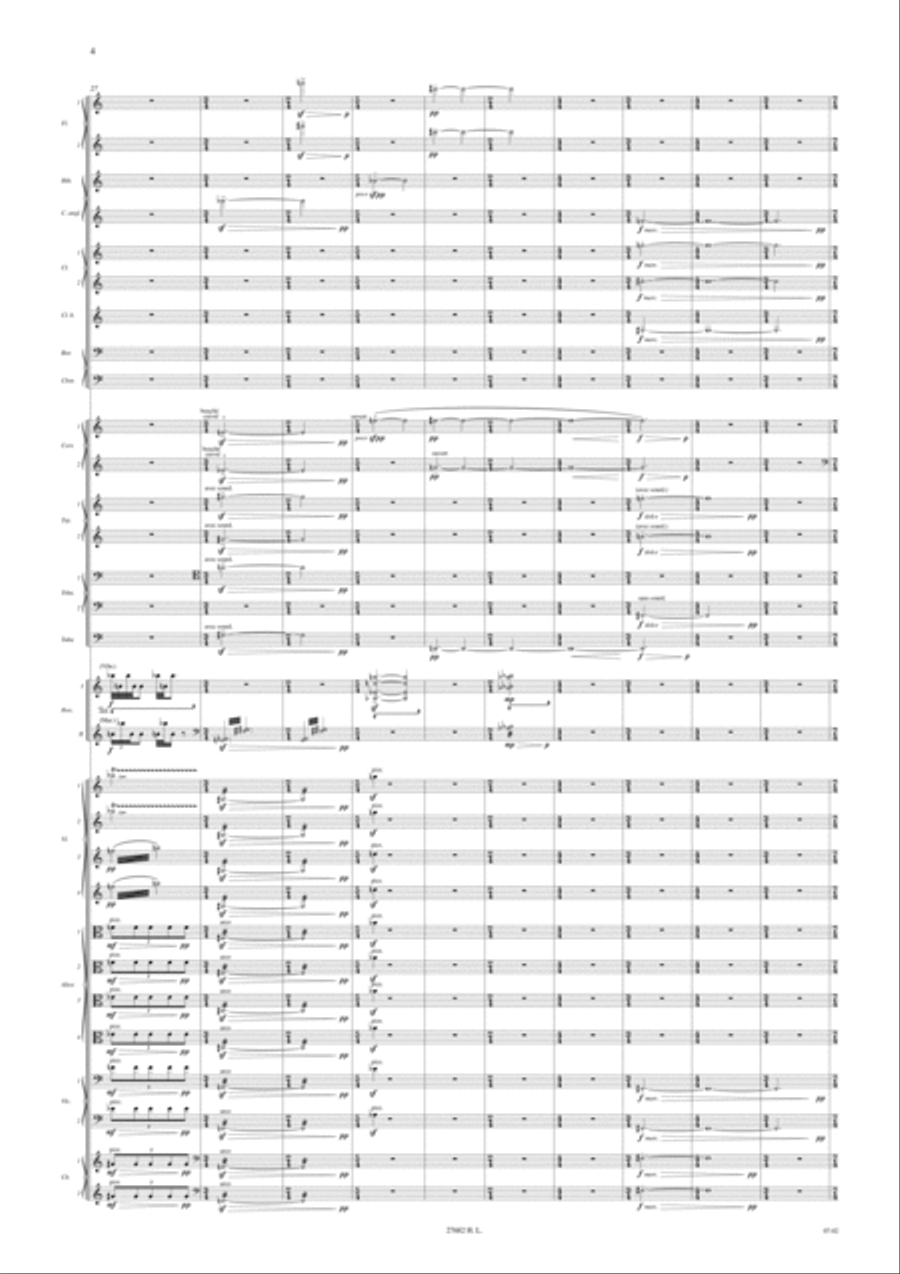 Les Chasseurs Dans La Neige D'Apres Bruegel Orchestra scores gallery preview page 5