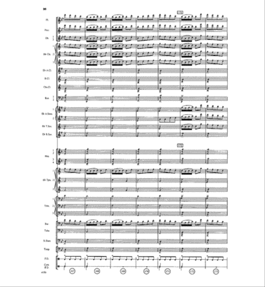 Farandole Concert Band scores gallery preview page 26