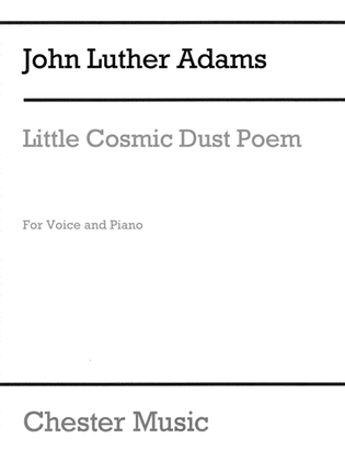 Little Cosmic Dust Poem