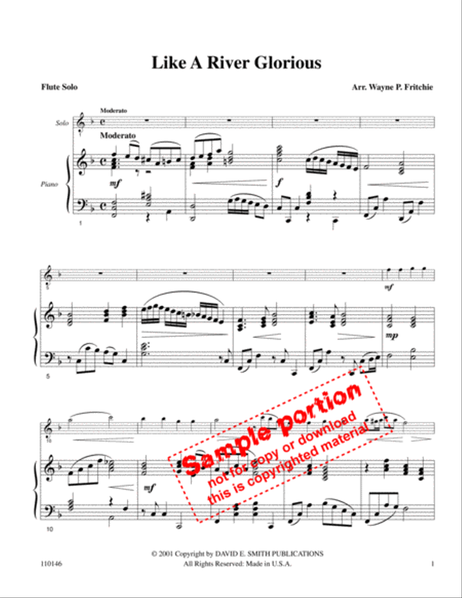 Like A River Glorious Flute Solo scores gallery preview page 2