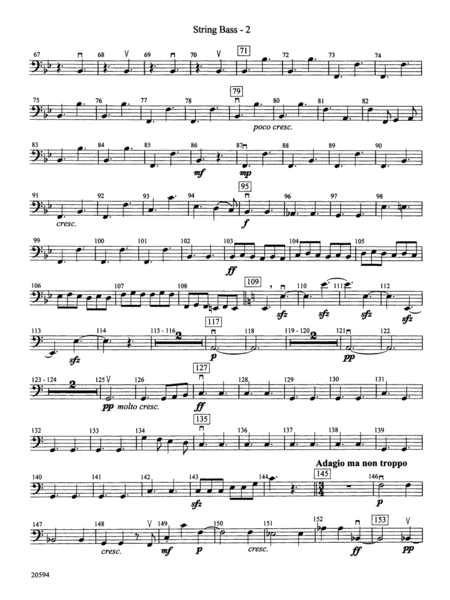 Symphony No. 9 (Fourth Movement): String Bass