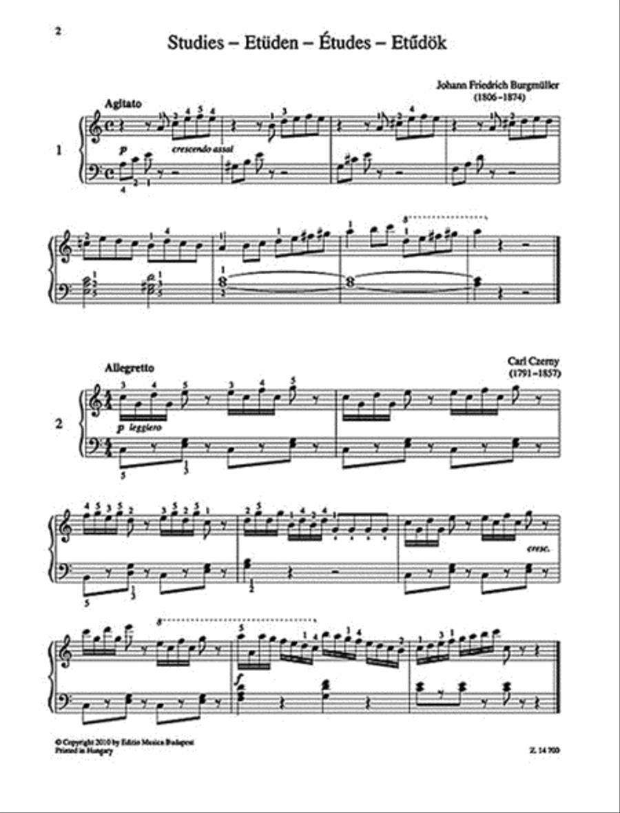 Presto e leggiero Piano Solo scores gallery preview page 2