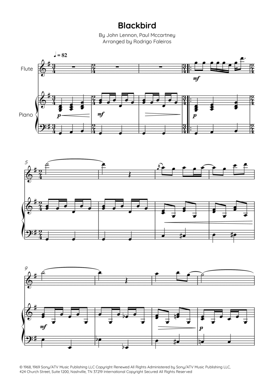Blackbird Chamber Music scores gallery preview page 1