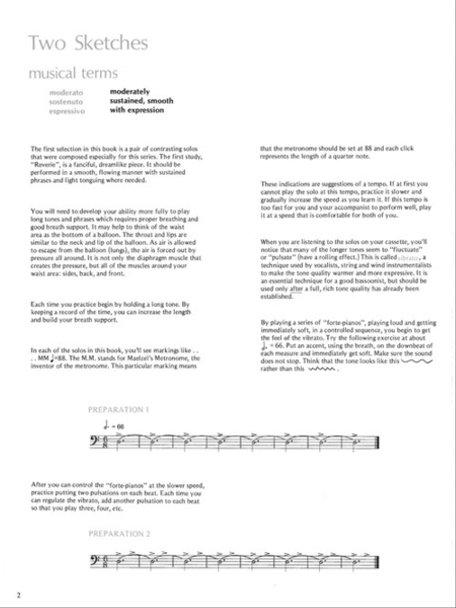 Master Solos Intermediate Level – Bassoon Bassoon Solo scores gallery preview page 3
