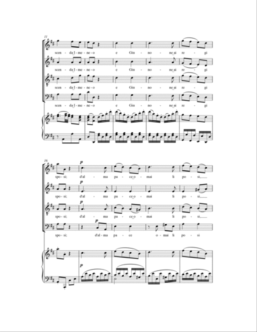 Scenda Amor Scenda Amor 4-Part scores gallery preview page 3