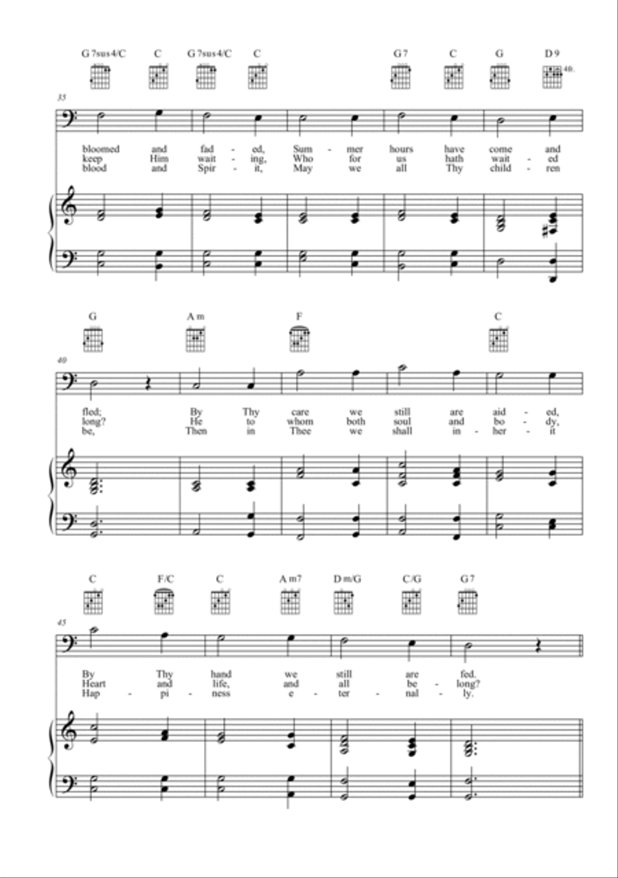 New Year's Hymn New Year's Hymn Bass Voice scores gallery preview page 3