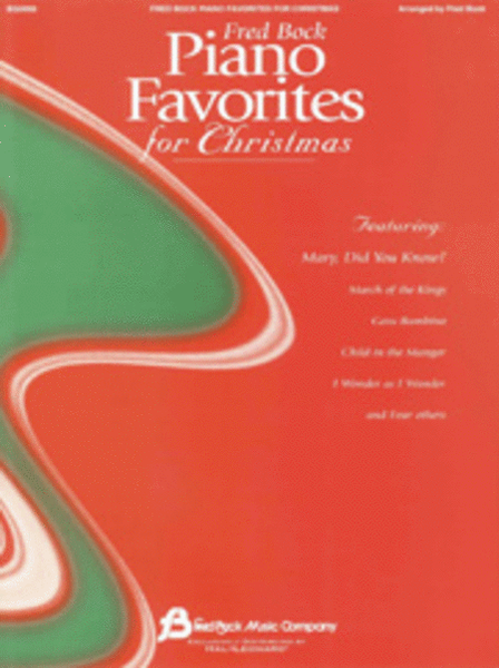 Fred Bock Piano Favorites for Christmas