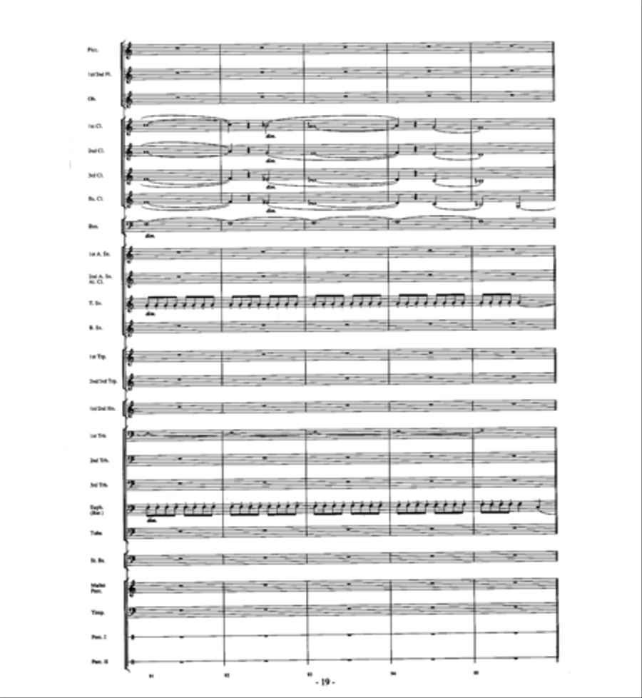 Agua's Whelm Agua's Whelm Concert Band scores gallery preview page 18