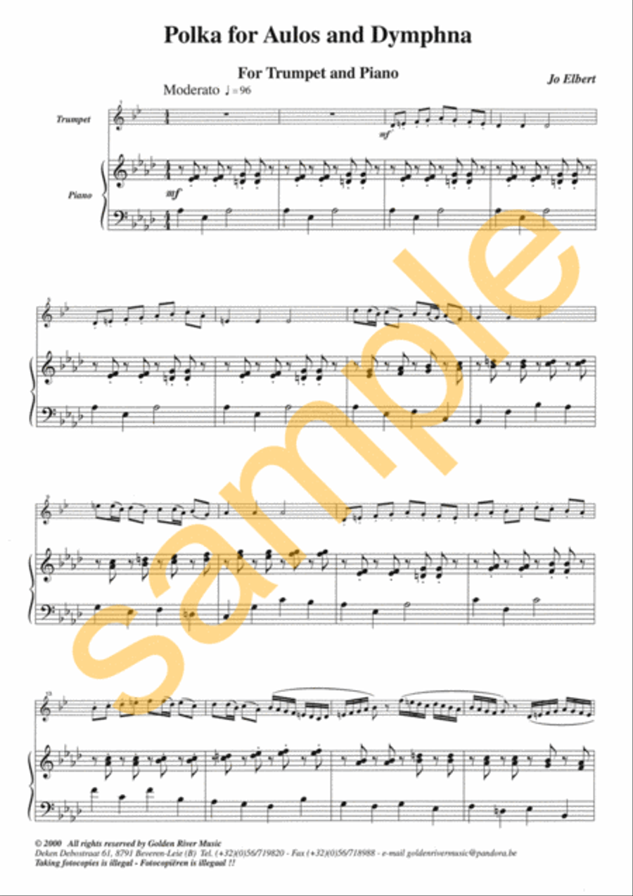 Polka for trumpet Polka for trumpet Trumpet Solo scores gallery preview page 2