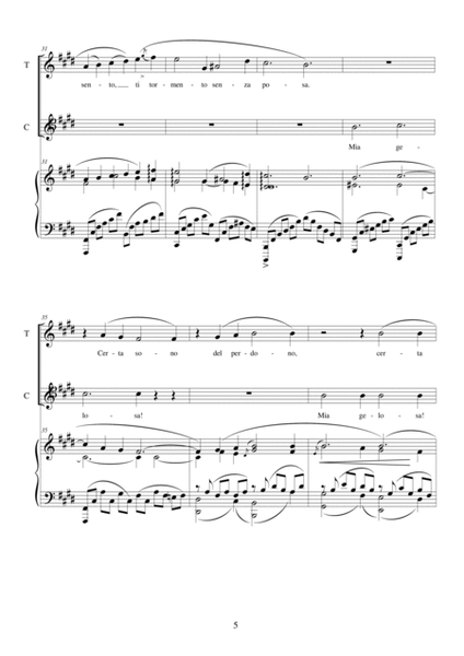 Puccini - Tosca (Act1) Qual occhio al mondo (Soprano, Tenor and piano) image number null