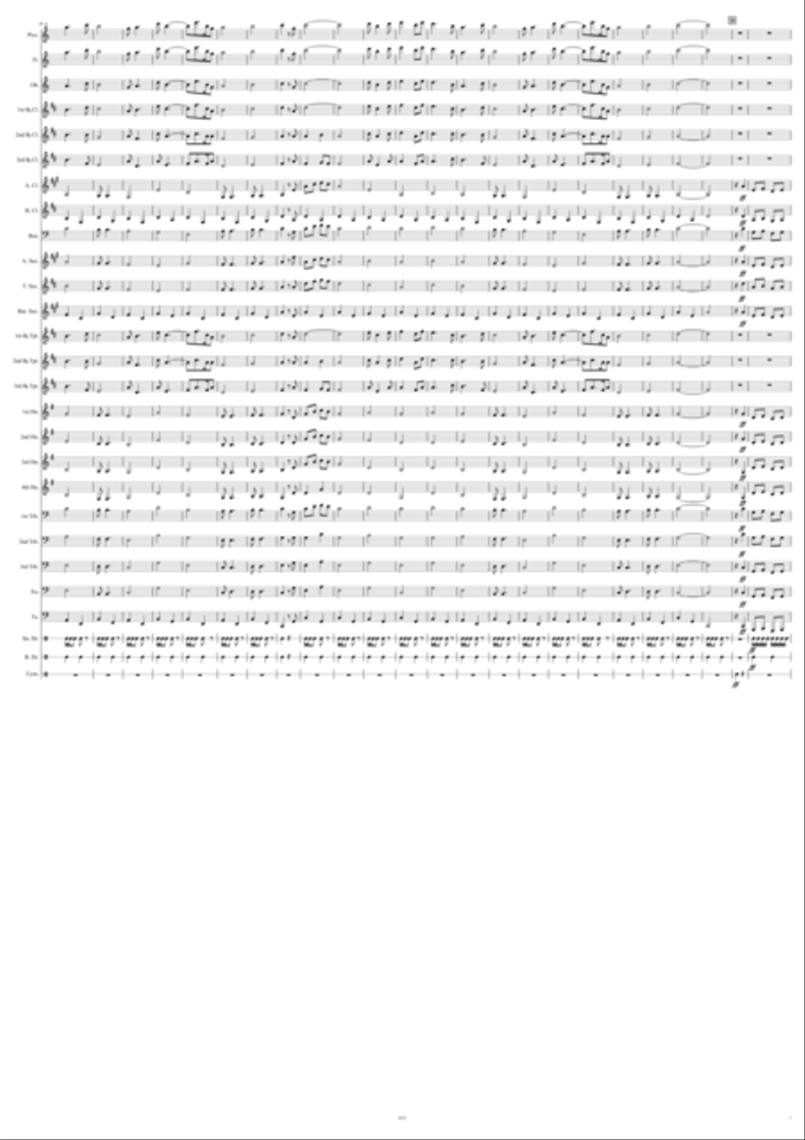 Iowa State Troopers March Marching Band scores gallery preview page 3