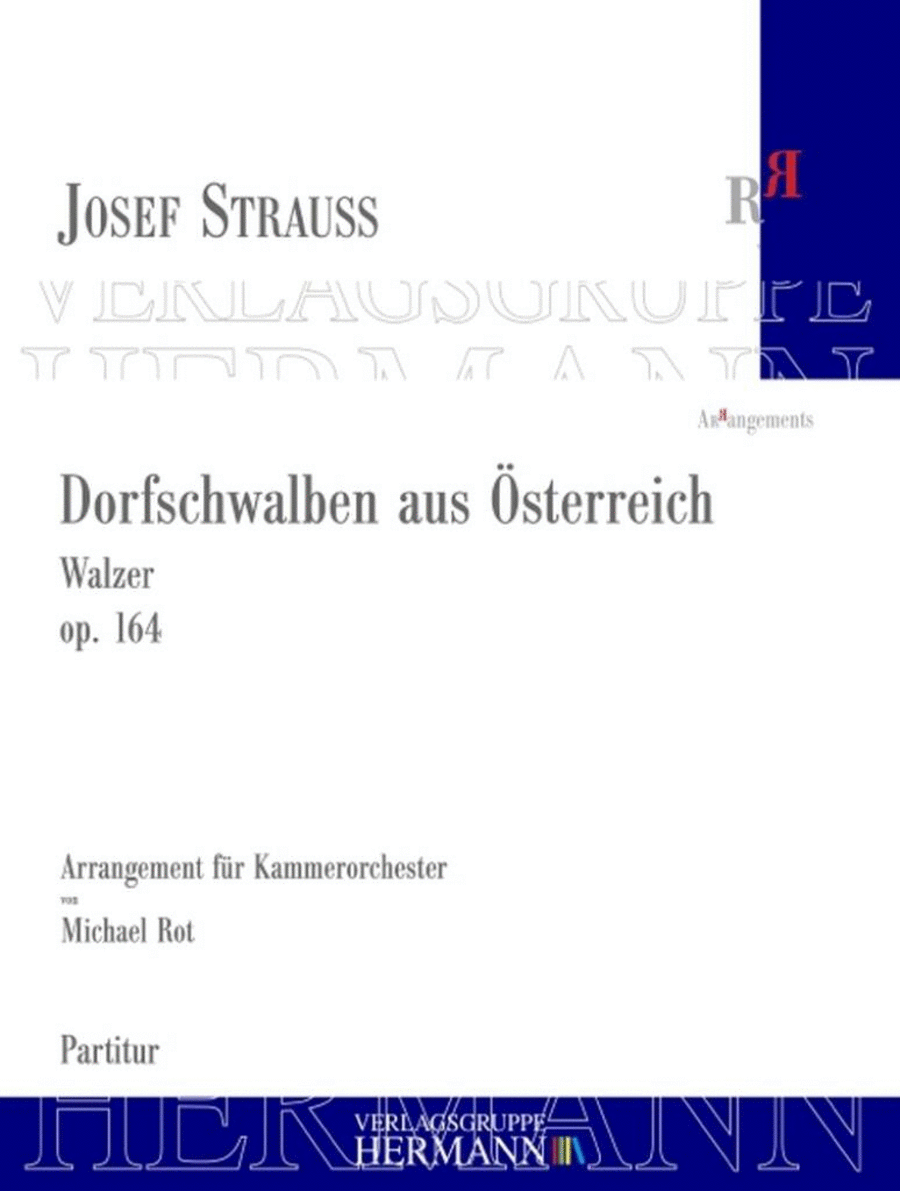 Dorfschwalben aus Österreich op. 164 Chamber Orchestra scores gallery preview page 1