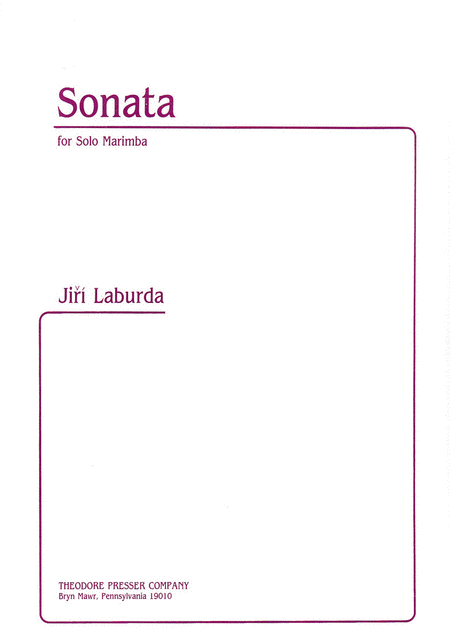 Sonata For Solo Marimba