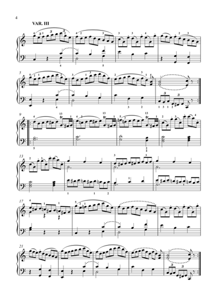 Mozart - 12 Variations in C major K. 179