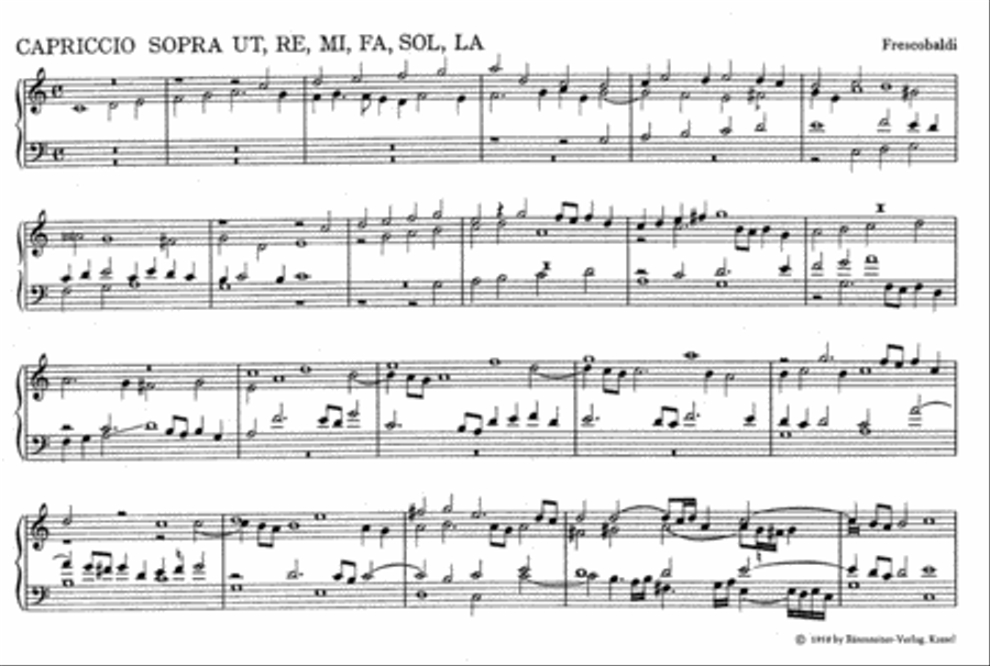 Das erste Buch der Capricci, Ricercari und Canzoni von 1626 Harpsichord scores gallery preview page 2