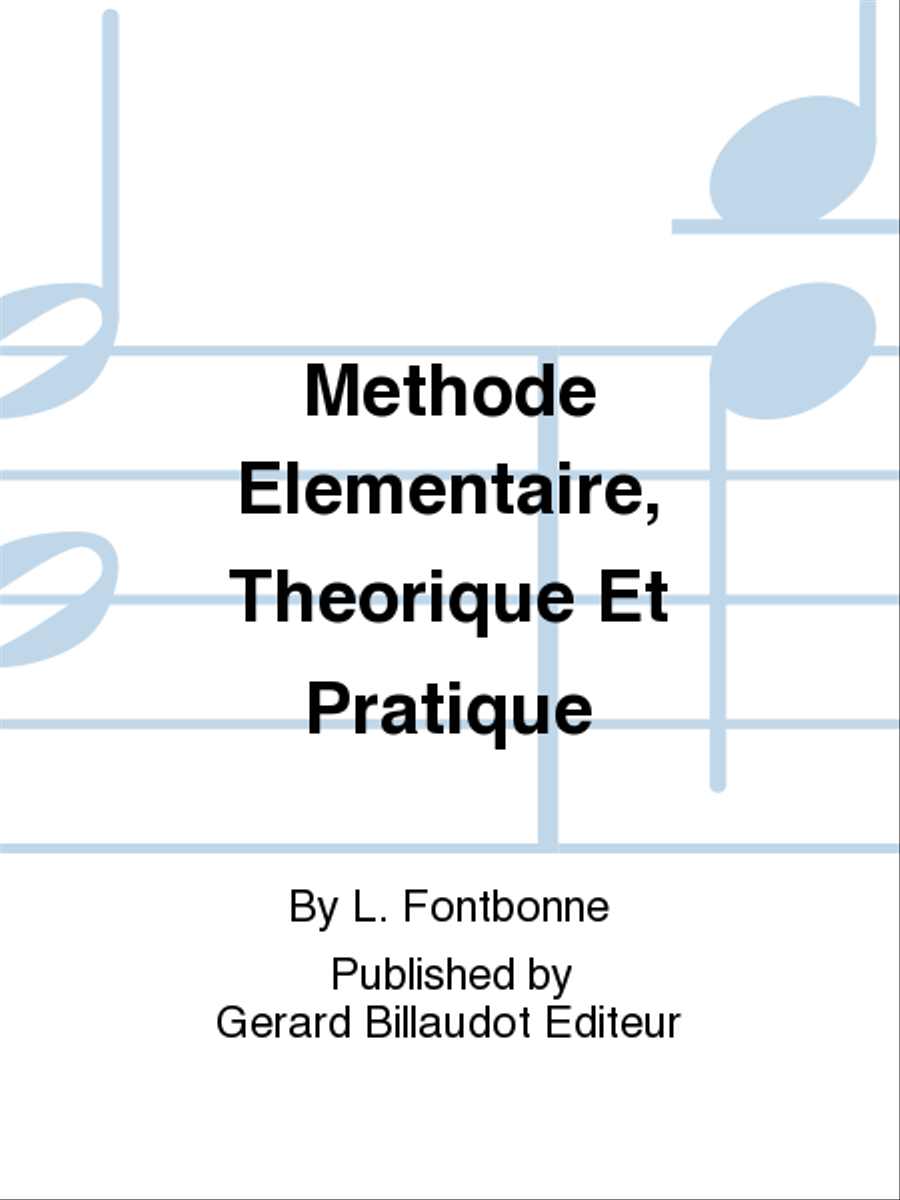 Methode Elementaire, Theorique Et Pratique School and Community scores gallery preview page 1