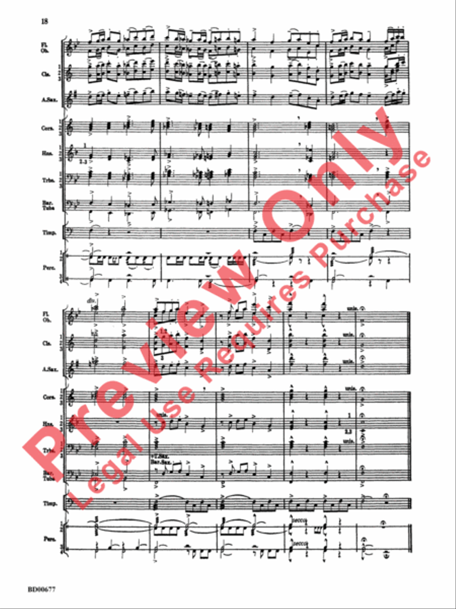 Brookshire Suite Brookshire Suite Concert Band scores gallery preview page 19