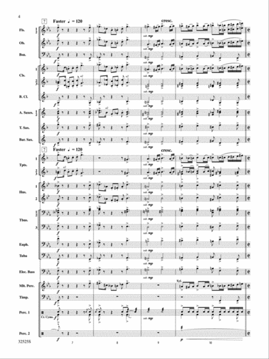 The Wizard of Oz Meets The Wiz Concert Band scores gallery preview page 3