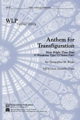 Book cover for Anthem for Transfiguration
