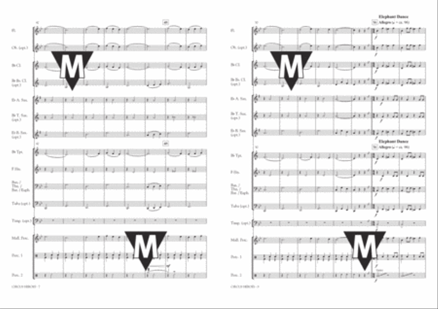 Circus Heroes Concert Band scores gallery preview page 5